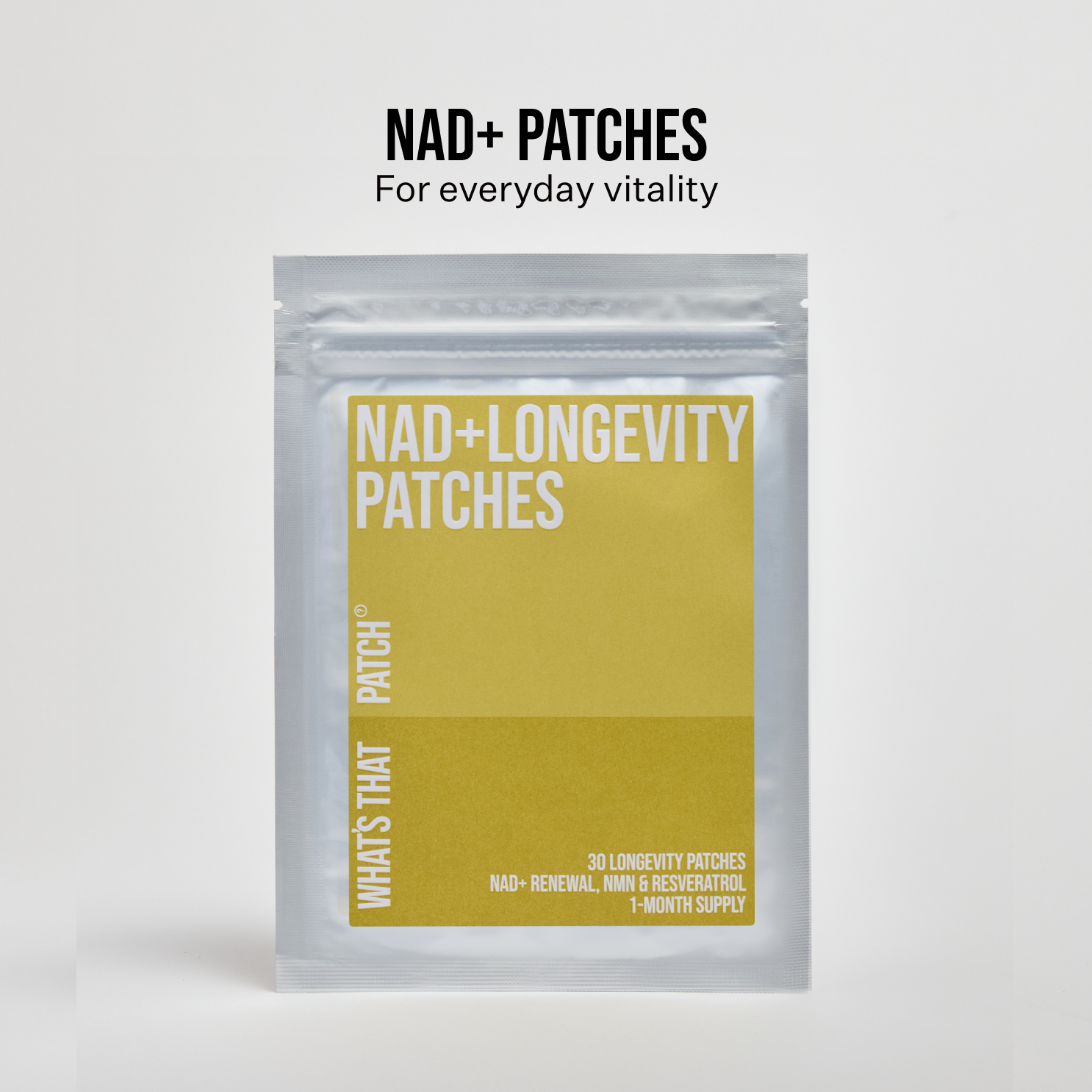 NAD+ LONGEVITY PATCHES
